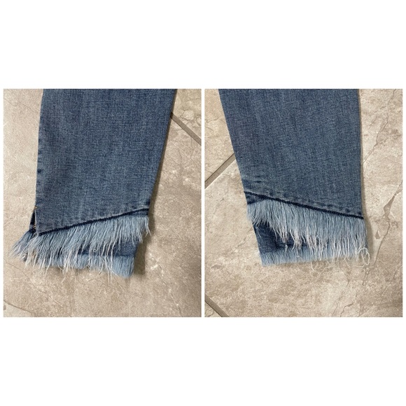 KanCan Loveland Mid Rise Fray Hem Skinny Size 9/28 - Picture 11 of 12